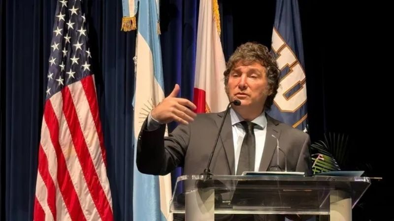 Milei regresa por la situación en Medio Oriente