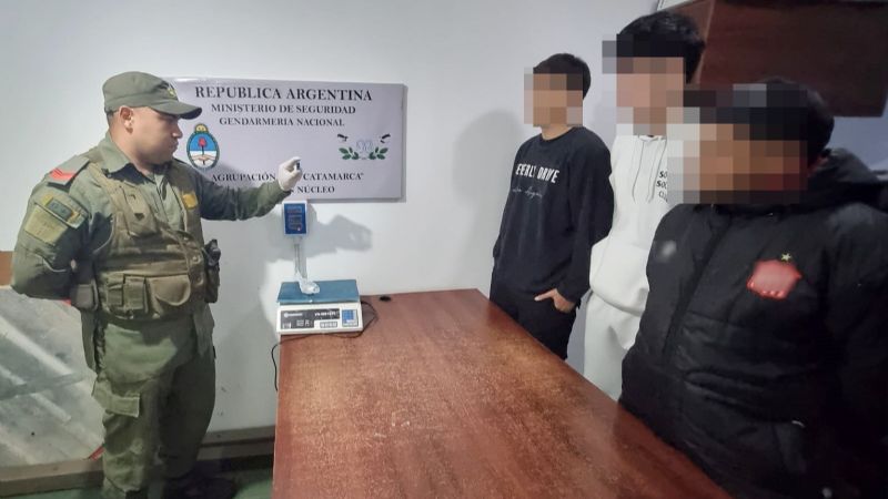 Gendarmería desbarató un "búnker" y detuvo a dos personas en Catamarca y Mendoza