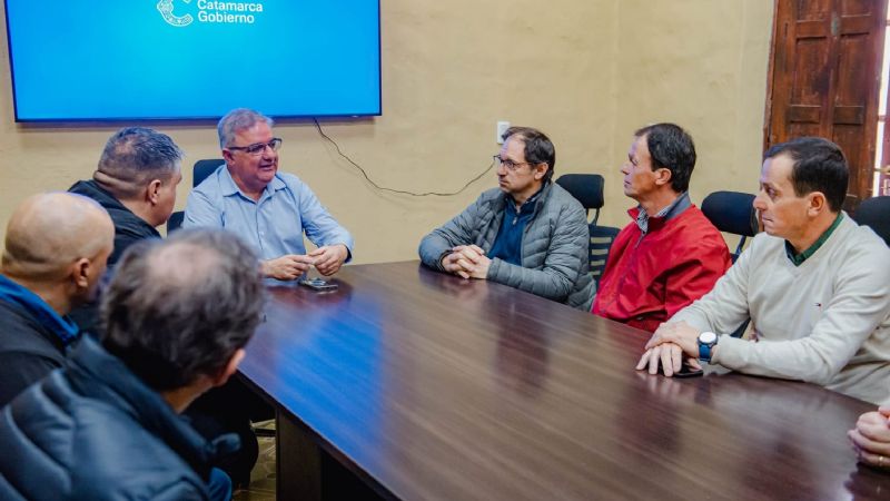 Respuesta del Gobierno provincial a necesidades de productores de Aconquija 