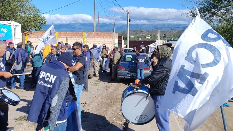 Reclamo salarial en Valle Viejo