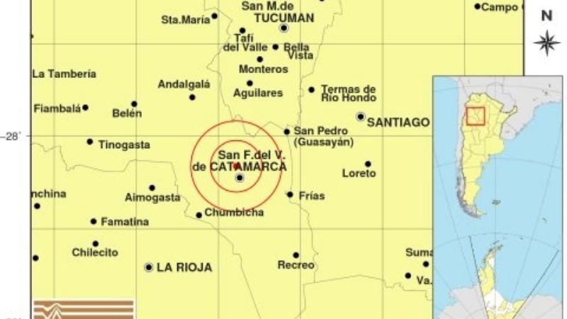 5 temblores en las últimas horas