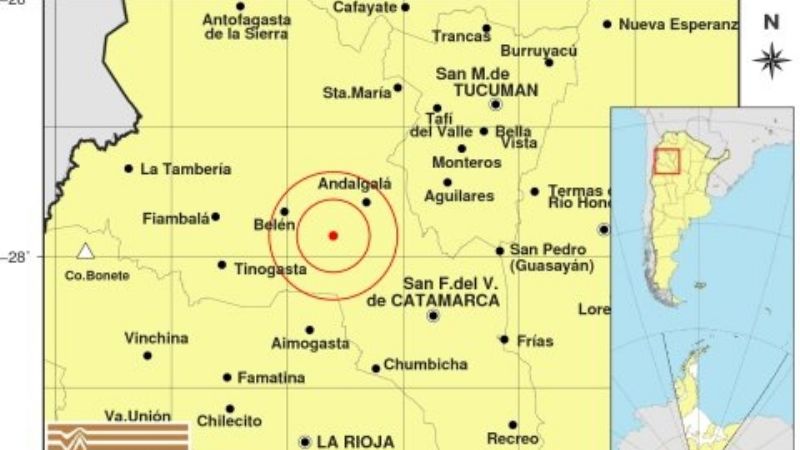 5 temblores en las últimas horas