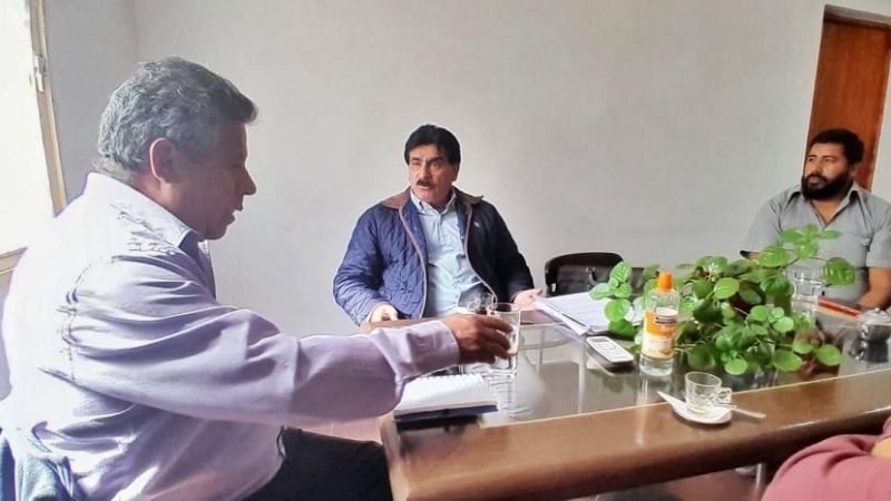 Gómez se reunió con funcionarios del En.Re.