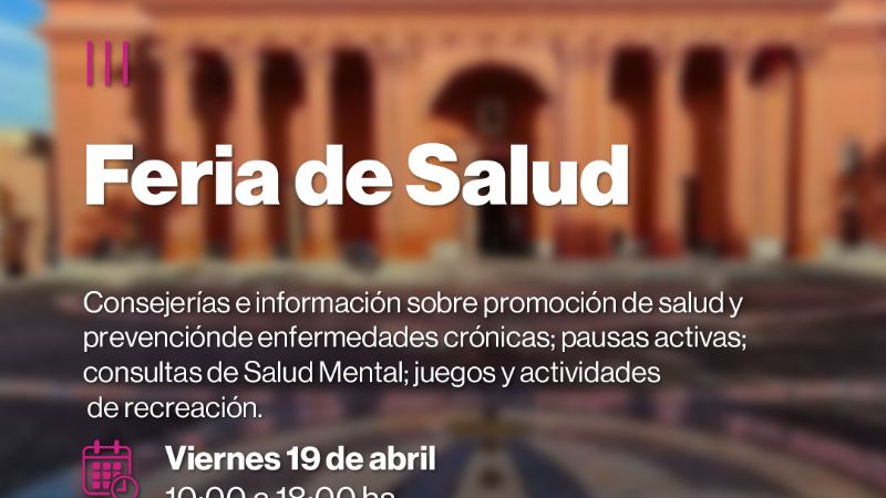 Feria de Salud en el Paseo de la Fe