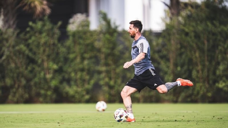 Messi con el Inter Miami ante el Nashville
