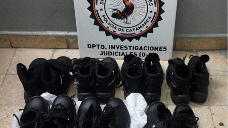 Empleado infiel detenido por comercializar calzado robado