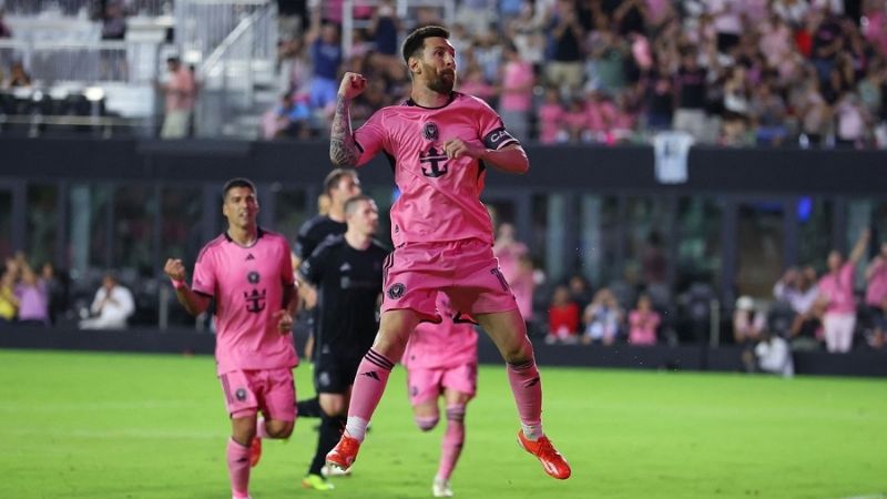 El Inter Miami ganó con dos de Messi