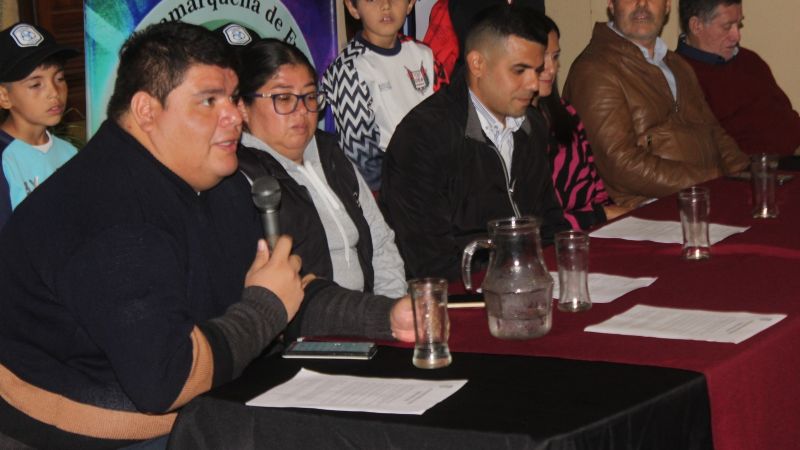 Se presentaron los Torneos Apertura 2024 de Inferiores de la Liga Catamaquerña de Fútbol