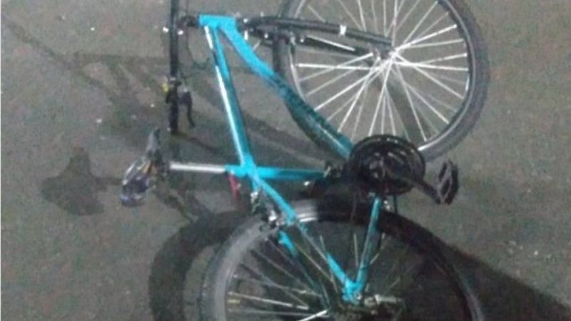 Ciclista lesionado en un siniestro vial