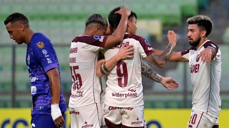 Lanús ganó en Venezuela y es puntero en la Sudamericana