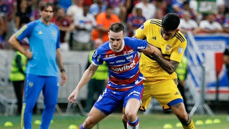 Dura caída de Boca ante Fortaleza: 4 a 2