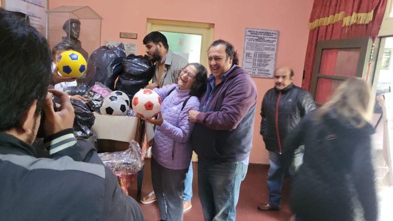 Visita solidaria al Hogar Escuela
