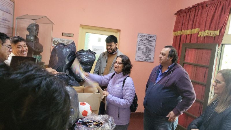 Visita solidaria al Hogar Escuela