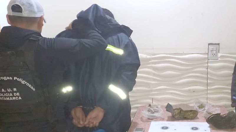 Secuestran droga y detienen a dos personas en Andalgalá