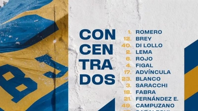 Cavani y Medina entre los convocados de Boca