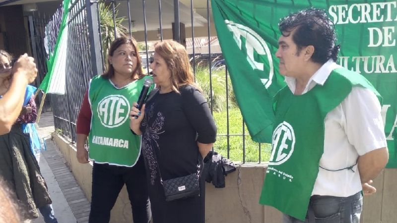Gladys Moro acompañó el reclamo de ATE Agricultura Familiar