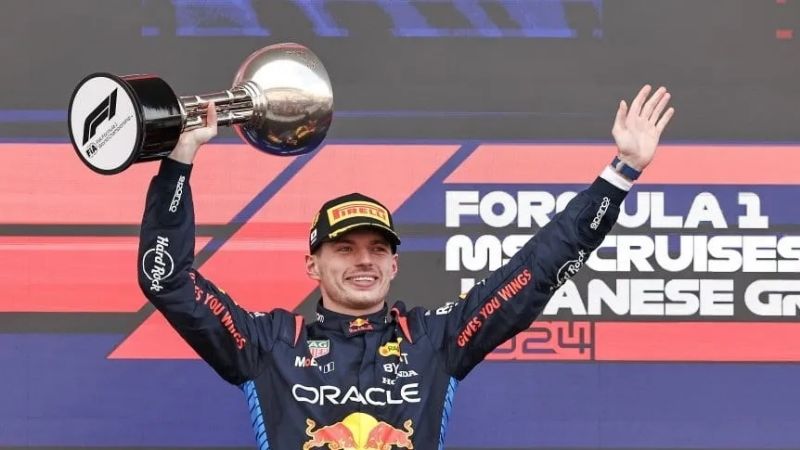Verstappen ganó el GP de Japón de la Fórmula 1