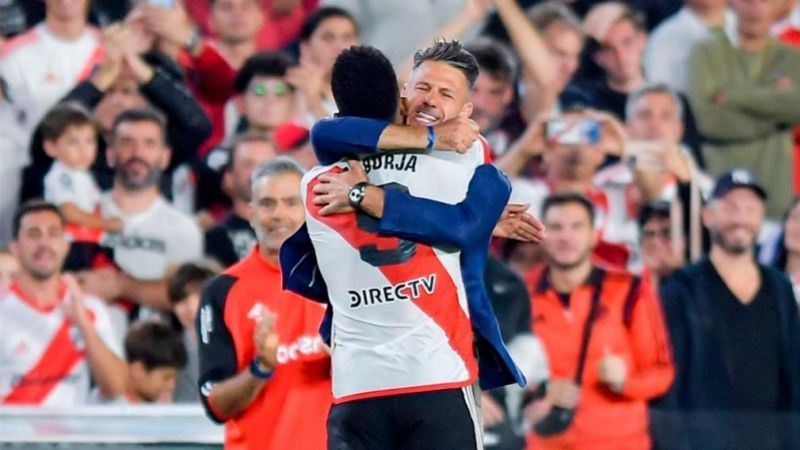 River perdía, pero Borja le dio el triunfo 2 a 1