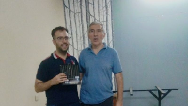 Rodolfo Ibáñez ganó el Torneo "Blitz" de Ajedrez