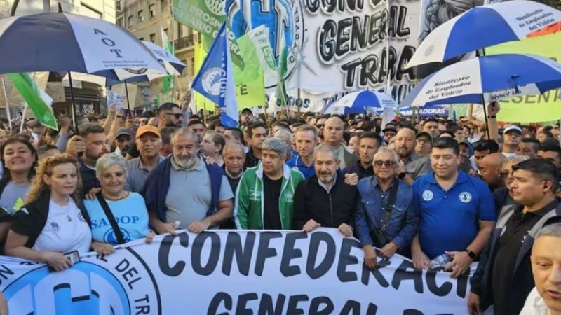 La CGT se movilizará por el Día del Trabajador con críticas al ajuste de Milei