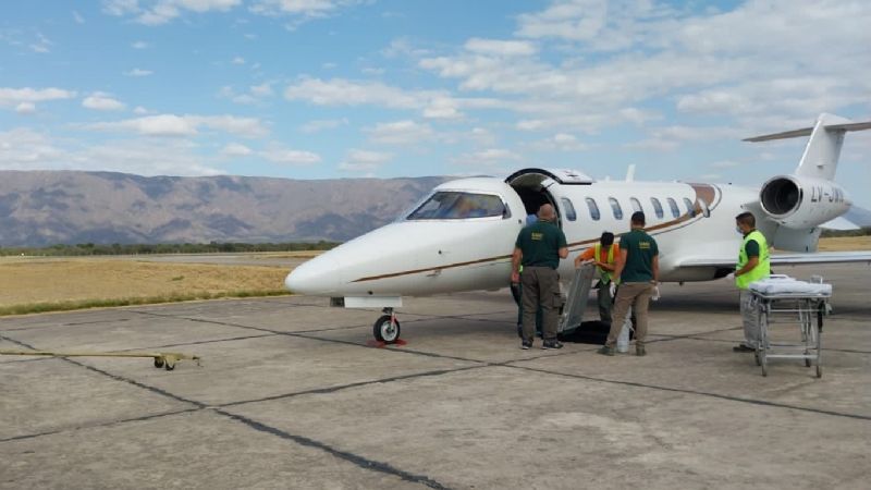 OSEP llevó adelante el traslado en avión sanitario de un bebé de un mes
