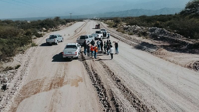 Buscan financiamiento para pavimentar la Ruta 47