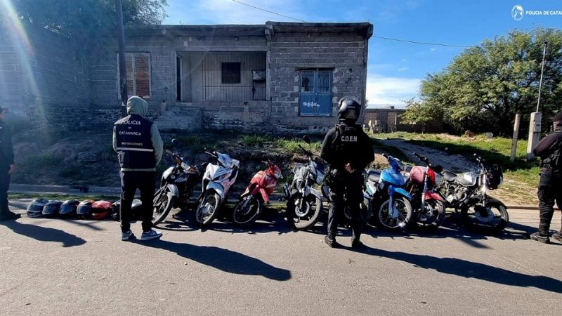 Desarticulan desarmadero de motos robadas