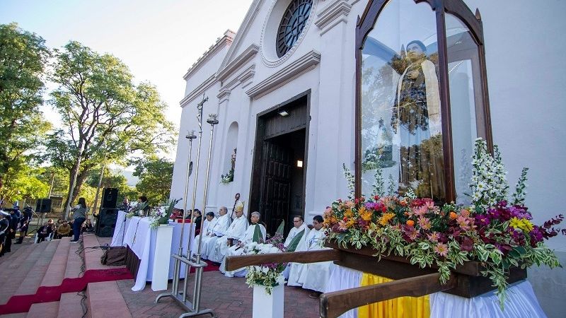 Jubilosa fiesta en honor del Beato Mamerto Esquiú en Piedra Blanca