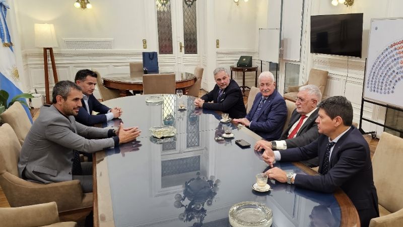 CAME se reunió con el presidente de la Cámara baja, Martín Menem, y el diputado Gabriel Bornoroni