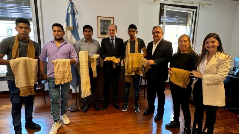 Raúl y la comitiva fueron recibidos por el Embajador Argentino en el Vaticano