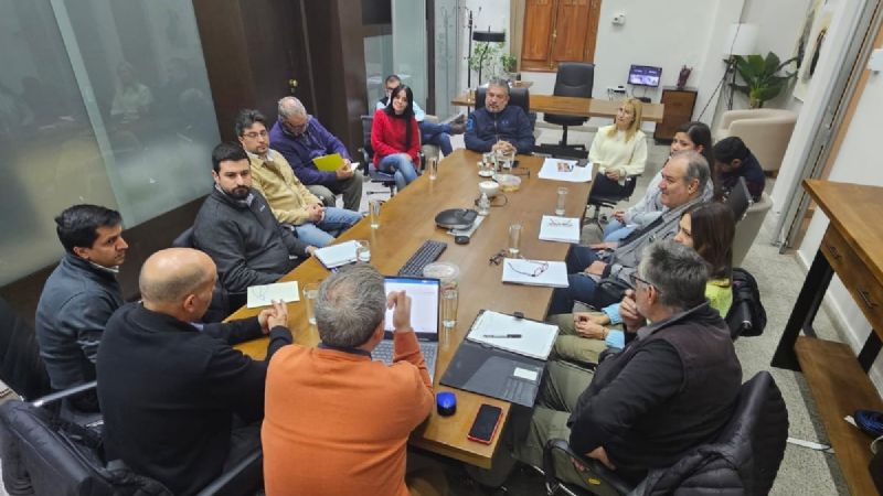 Niederle con representantes de las Naciones Unidas