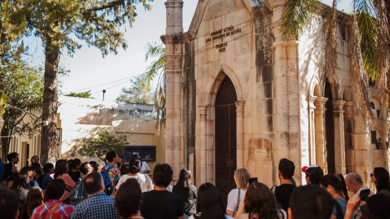 Misa en el cementerio municipal Fray Mamerto Esquiú