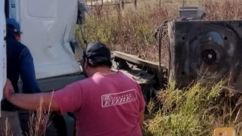Docentes se accidentaron en la Ruta Nacional N°157