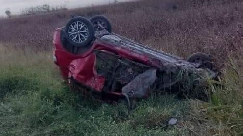 Docentes se accidentaron en la Ruta Nacional N°157