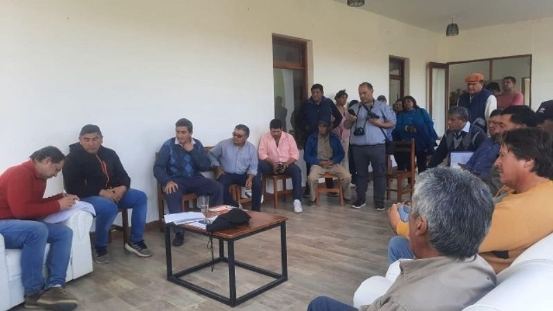 Reunión con productores