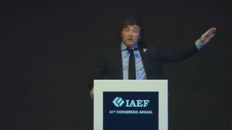 “Ya lo tengo match point a Pedrito”, alardeó Milei