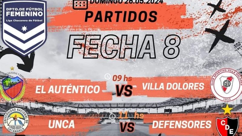 El Femenino Chacarero va por la 8va. fecha