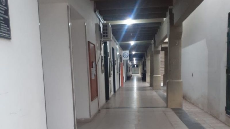 La UNCA casi vacía por el paro