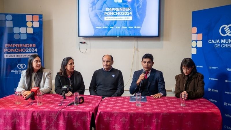 Se anunciaron los créditos “Emprender Poncho 2024”