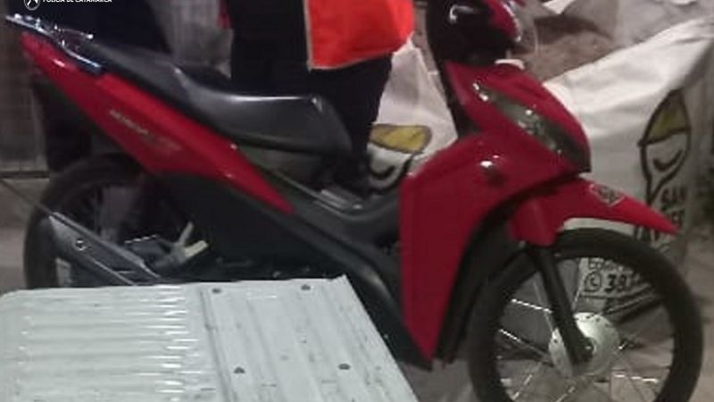 Detienen a un motociclista tras una persecución