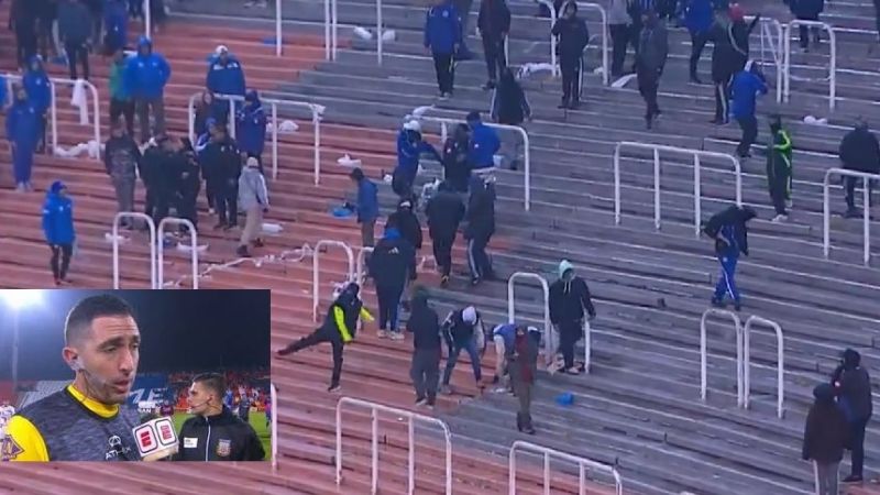 Por incidentes, se suspendió Godoy Cruz-San Lorenzo