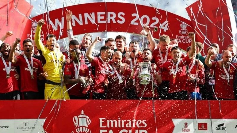 Gol de Garnacho para que el United gane la FA Cup