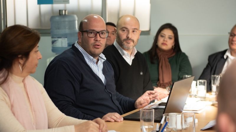 Reunión con el Ministro de Salud y Director de OSEP