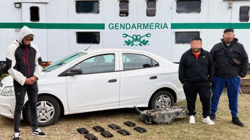 8 kilos de cocaína y una persona detenida