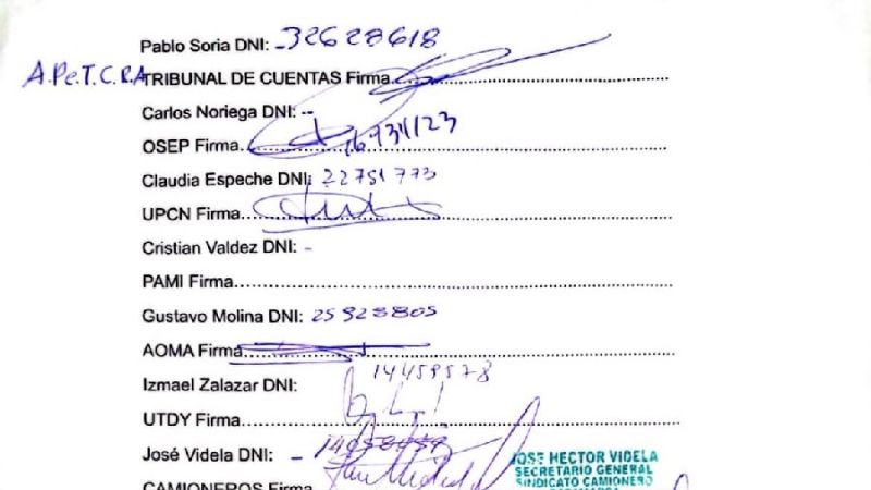 Fuerte apoyo gremial a la delegada de la CGT, Gladys Moro