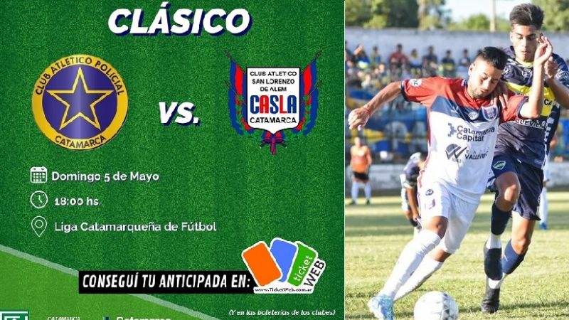 Venta de entradas online en la Liga Catamarqueña