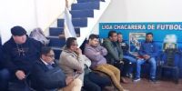 OTRA IMAGEN de la Asamblea de la Federación Catamarqueña, llevada a cabo en la Liga Chacarera de Fútbol.