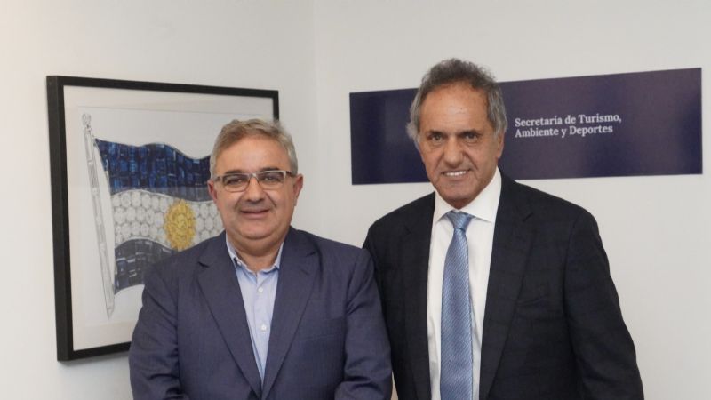 Jalil se reunió con Scioli para promover el turismo