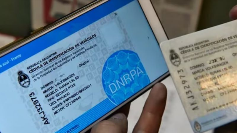 Importante aclaración de Vialidad sobre la cédula azul