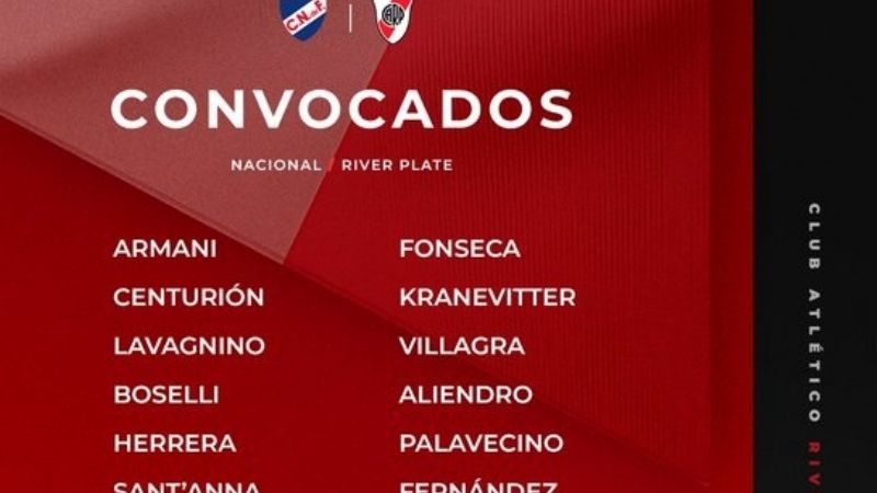 River ya está en Uruguay, para enfrentar a Nacional